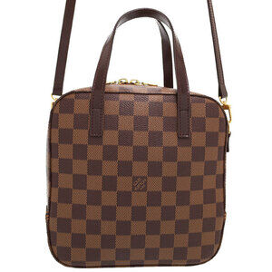 Louis Vuitton Damier Ebene Brown Spontini Bag
